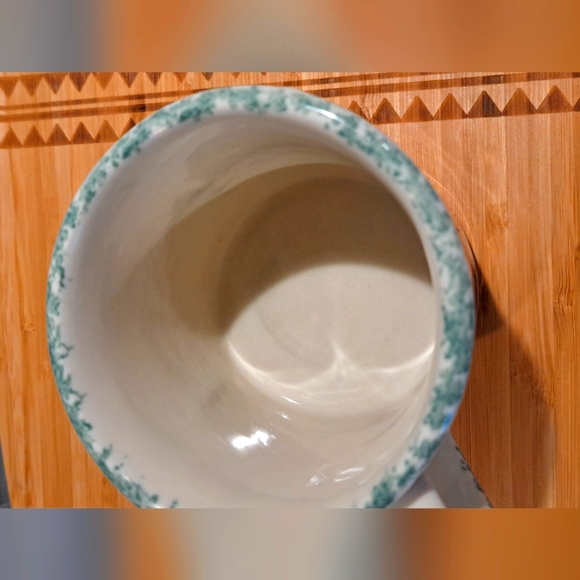 Vtg 1982 Hartstone Pottery Mug Plums Cherries Blueberries Sponge USA - Picture 6 of 6